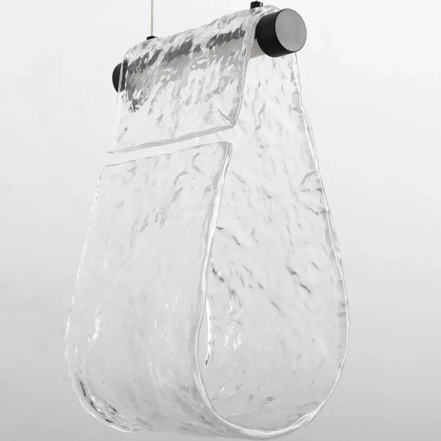 Veer 1 Light Pendant in Black - Image 4