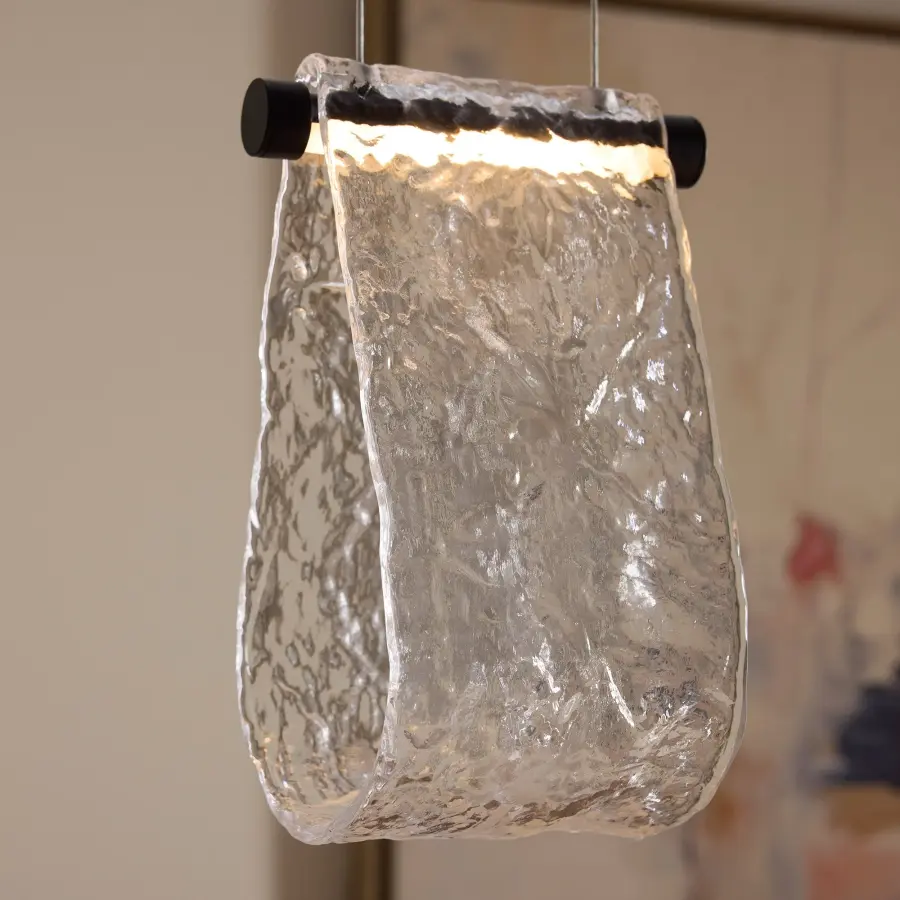 Veer 1 Light Pendant in Black - Image 6