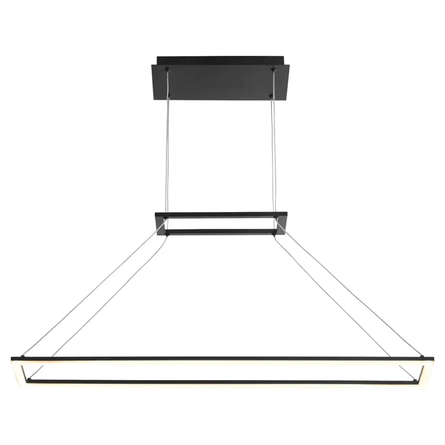 Sleek Modern Linear Pendant with Adjustable Color Temperature - Image 2