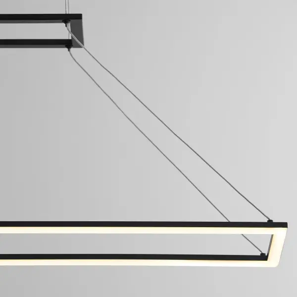 Sleek Modern Linear Pendant with Adjustable Color Temperature - Image 3