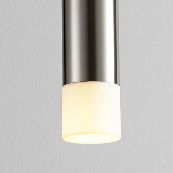 MAGNETA Small Acrylic Pendant - Satin Nickel - Image 2