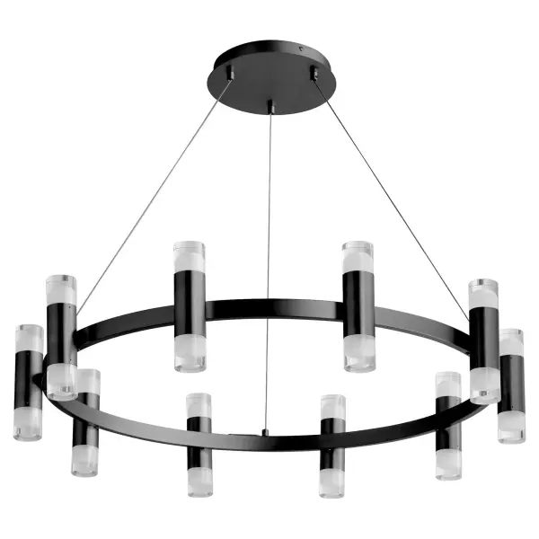 Alarum 20-Light LED Pendant in Black - Image 1