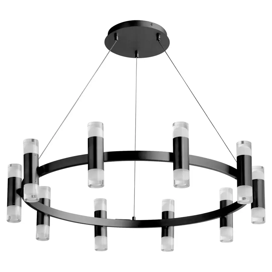 Alarum 20-Light LED Pendant in Black - Image 1