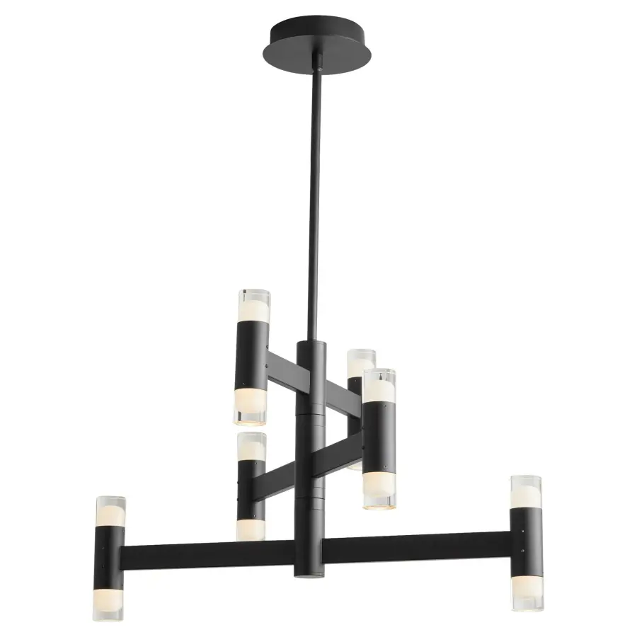 Alarum 12-Light LED Chandelier in Black - Image 2