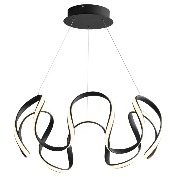 Cirro 28" Pendant Light in Black - Image 2
