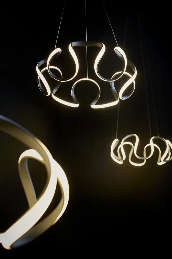 Cirro 28" Pendant Light in Silver Graphite - Image 3