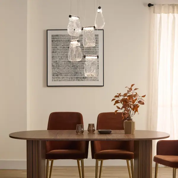 Veer 5-Light Pendant in Black - Image 5
