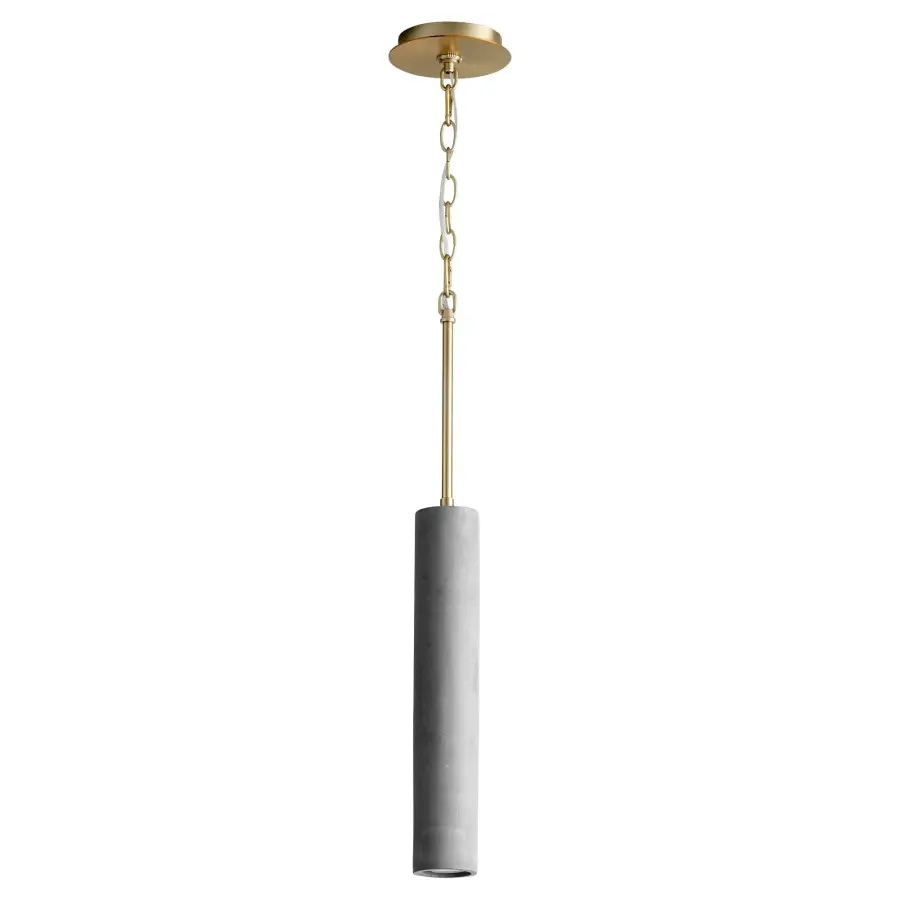 Sleek Mini Pendant with Warm Glow and Sophisticated Two-Tone Finish - Image 1