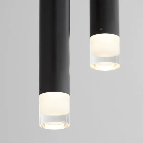 Alarum Five Light CCT Pendant in Black - Image 3