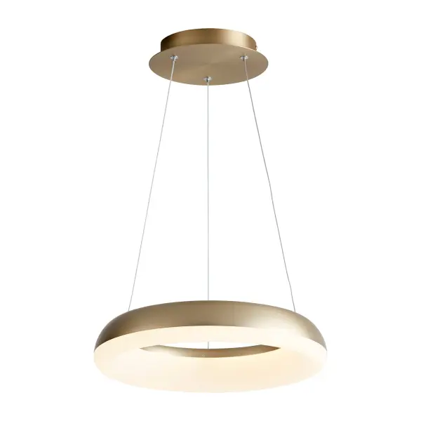 Roswell 16" LED Pendant in Aged Brass - Image 2