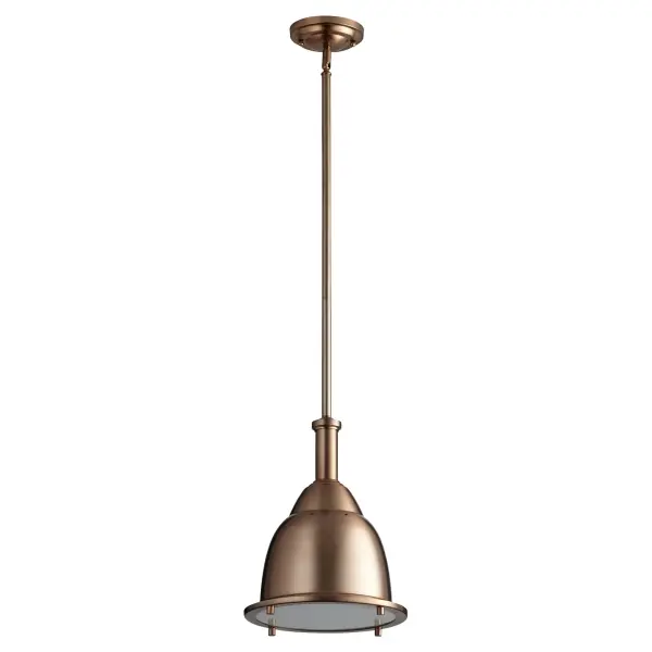 Ruvo 24W LED Pendant in Satin Copper - Image 1
