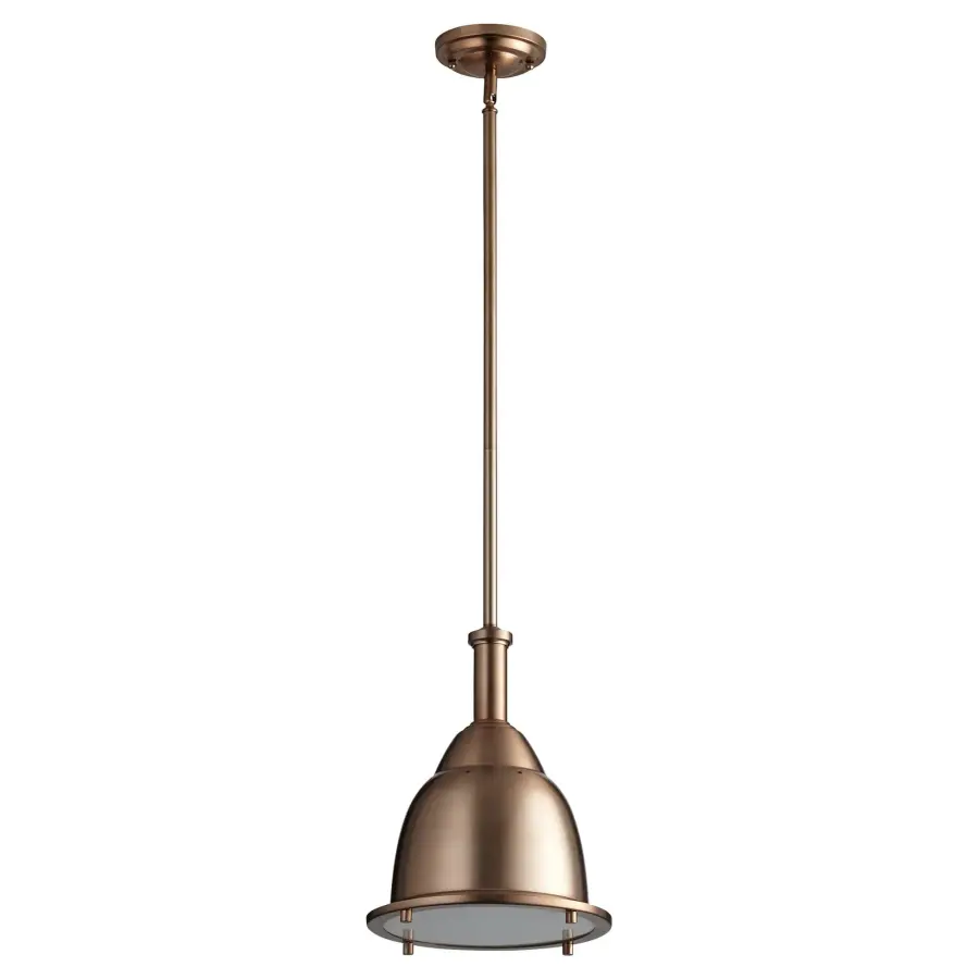 Ruvo 24W LED Pendant in Satin Copper - Image 1