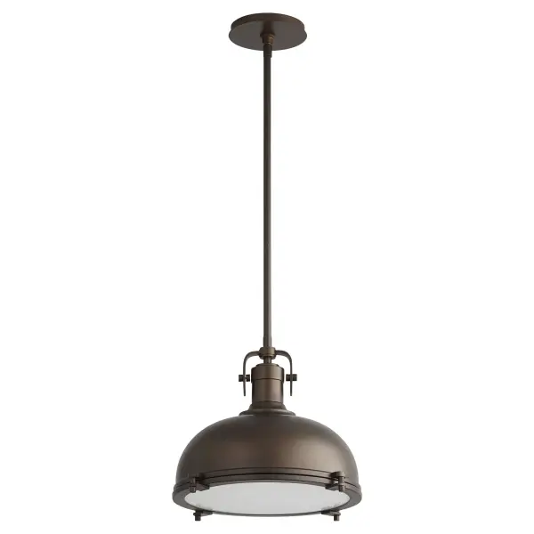 The VIDA pendant combines classic dome styling with energy-efficient LED technology. Its oiled bronze finish and white acrylic diffuser deliver both timeless aesthetics and glare-free illumination for kitchen and dining spaces.