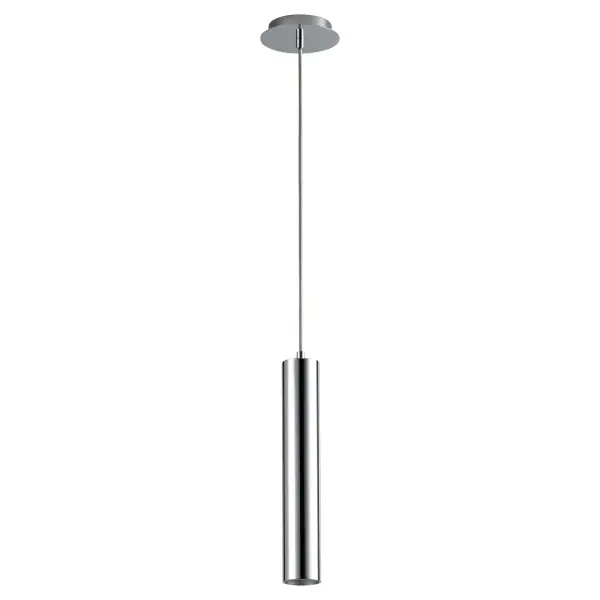 The IDOL pendant delivers sophisticated modern style with its polished chrome finish and clean cylinder form. Offering adjustable color temperatures from 2700K to 4000K, it provides lighting flexibility for any space.