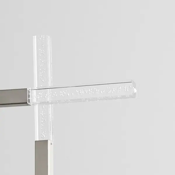 Sleek Contemporary Chandelier with Captivating Bubble Acrylic Design - Image 3