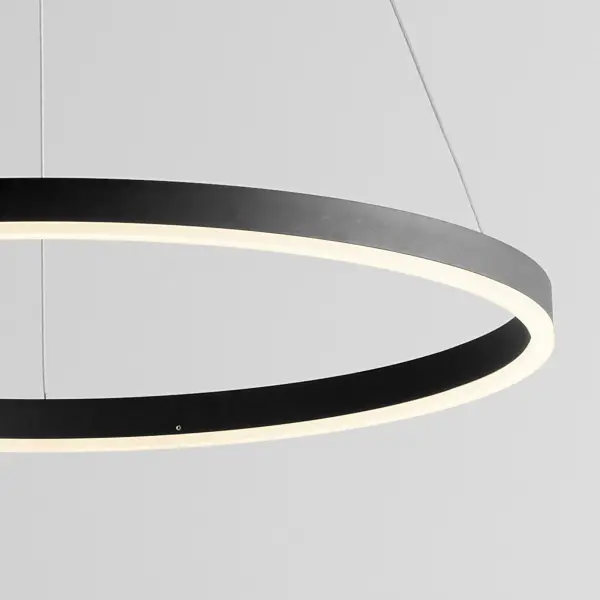 Circulo 24" Pendant Light in Black - Image 3