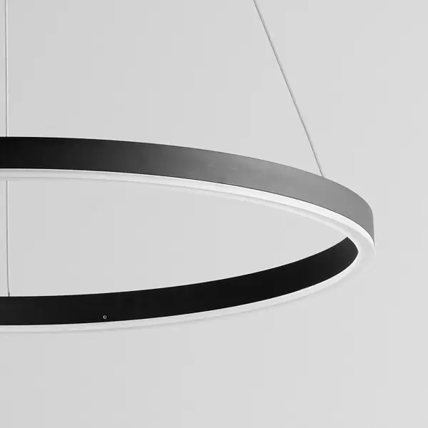 Circulo 24" Pendant Light in Black - Image 4