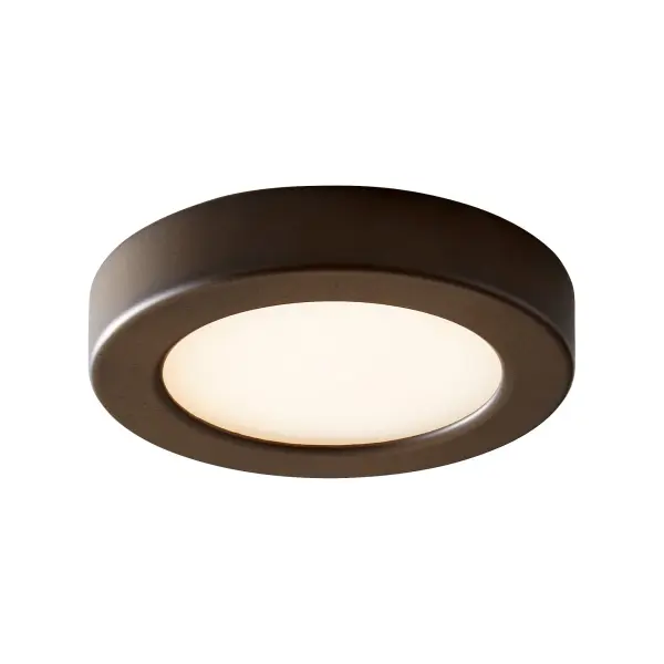 The Elite 5.5" LED ceiling mount combines timeless round styling with outdoor-rated durability. Energy-efficient 3000K LED provides warm illumination for porches, patios, and entryways. - alternate view