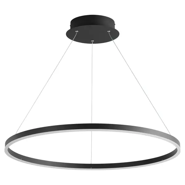 Circulo 32" Pendant Light in Black - Image 1