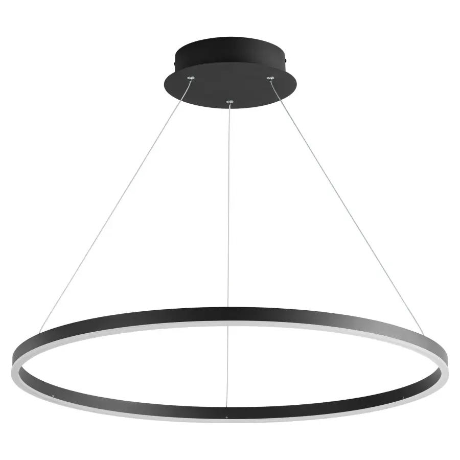 Circulo 32" Pendant Light in Black - Image 1