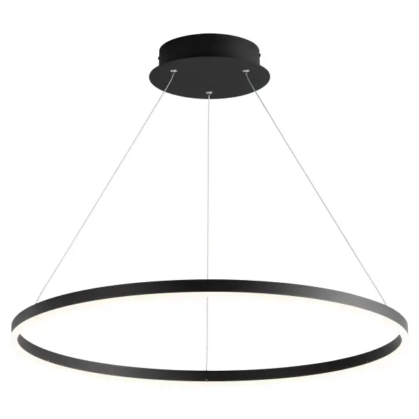 Circulo 32" Pendant Light in Black - Image 2