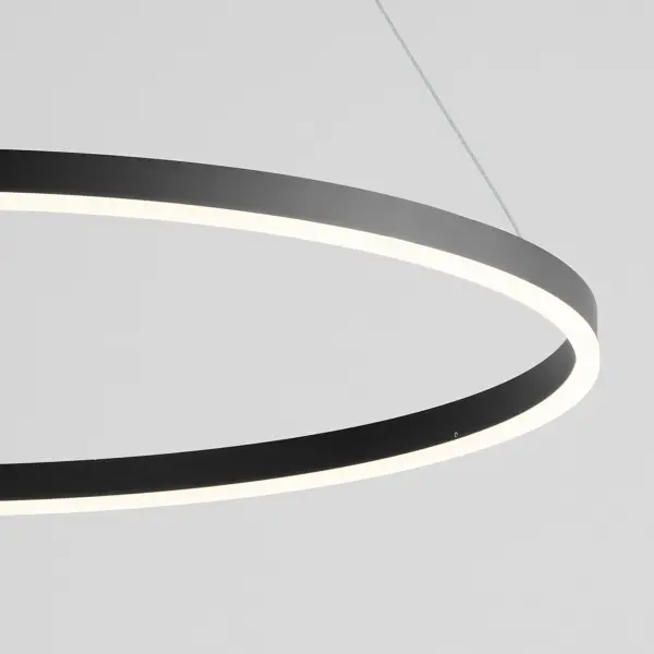 Circulo 32" Pendant Light in Black - Image 3