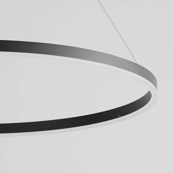 Circulo 32" Pendant Light in Black - Image 4