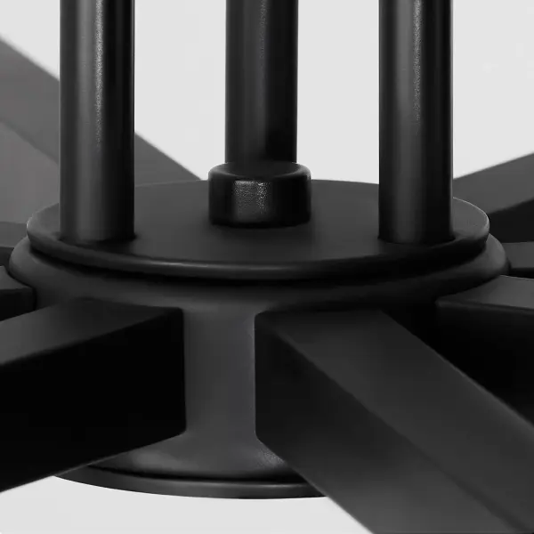 Gamma 8-Light LED Chandelier in Black - Image 5