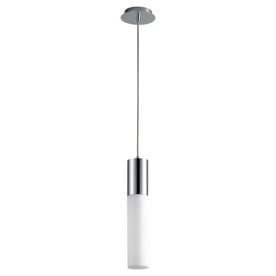 Magnum Glass Pendant Light - Polished Chrome - Image 1