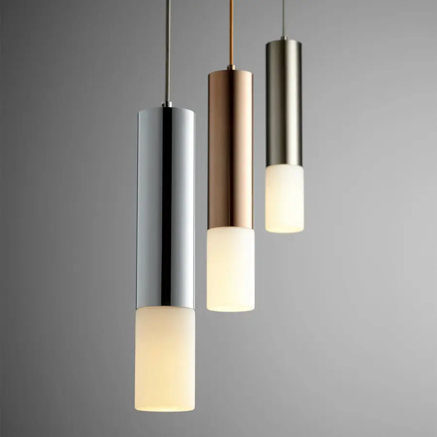 OPUS Glass Pendant - Polished Chrome - Image 5