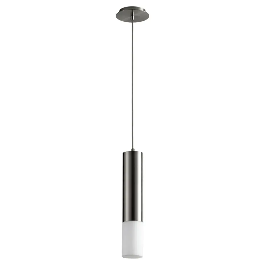OPUS Glass Pendant - 3000K Satin Nickel - Image 1