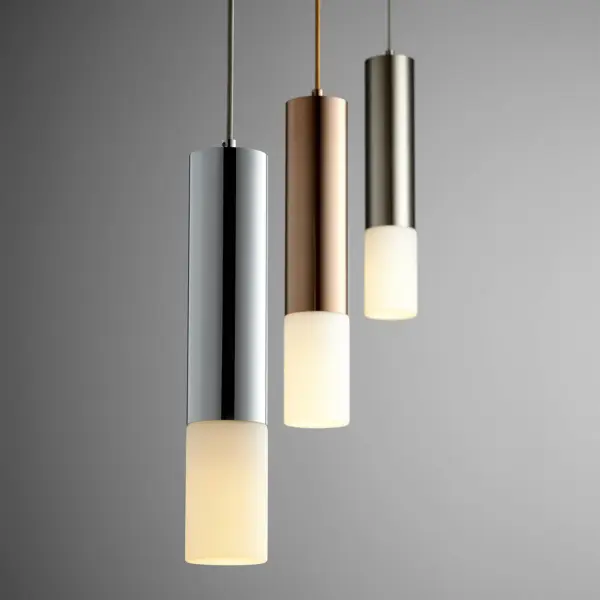 OPUS Glass Pendant - 3000K Satin Nickel - Image 5