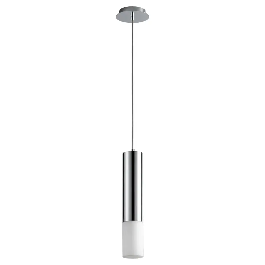 OPUS Glass Pendant - Polished Chrome