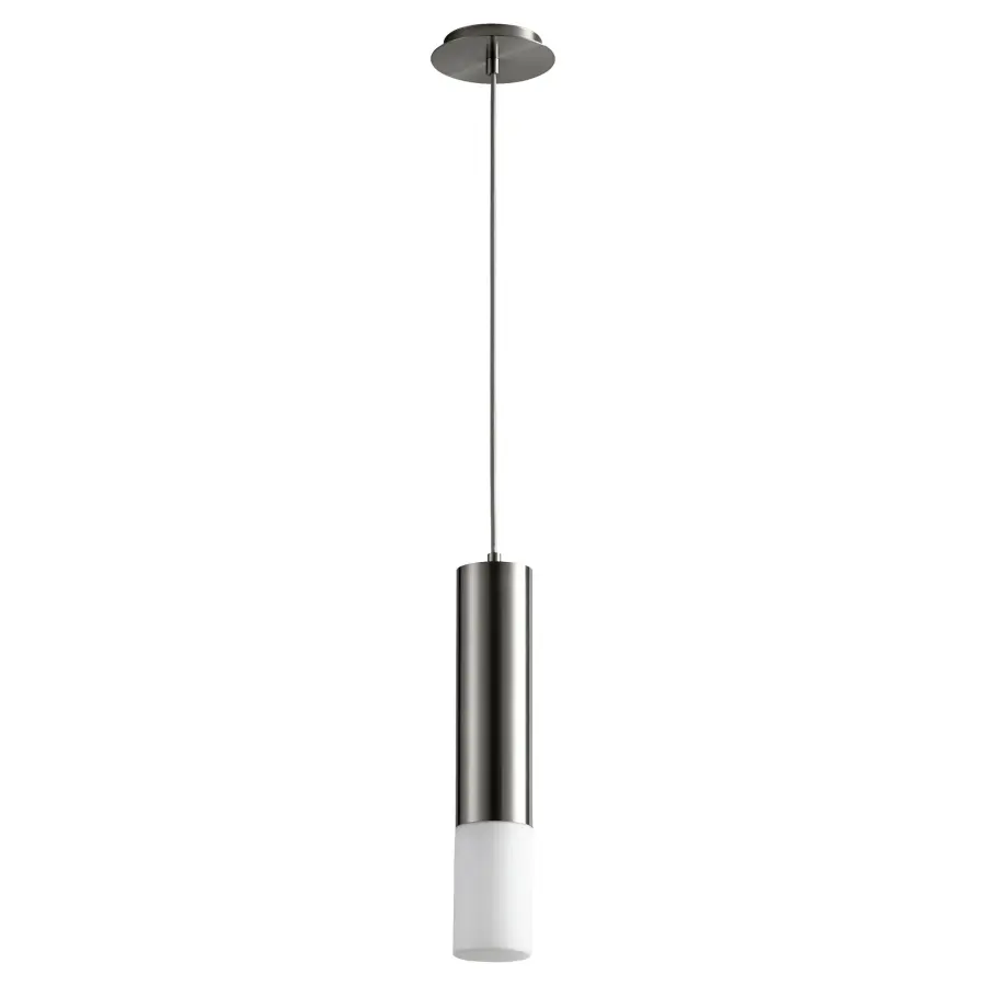 OPUS Glass Pendant - Satin Nickel
