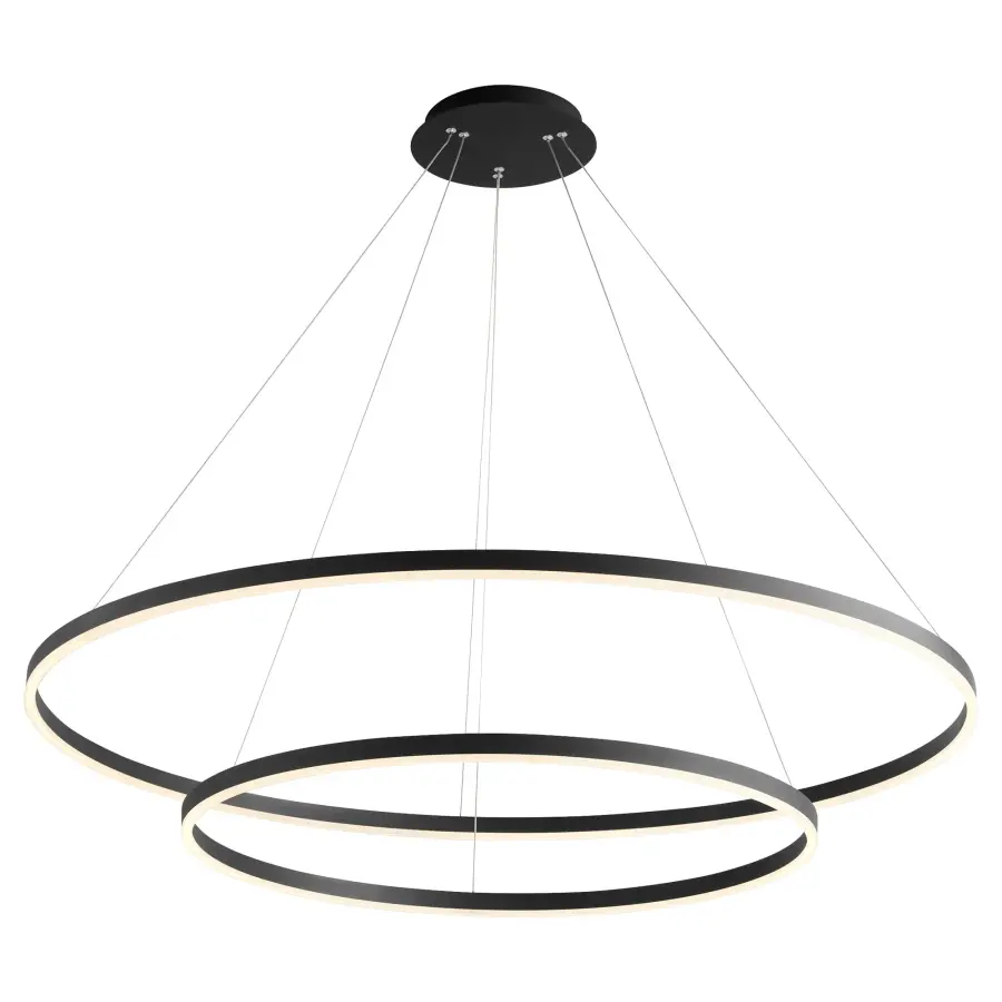 Circulo 32" Pendant in Black - Image 2
