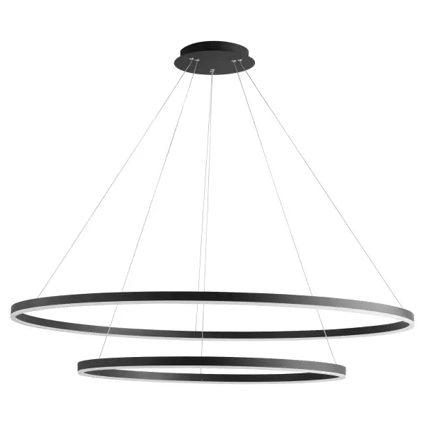 Circulo 32" Pendant in Black - Image 3