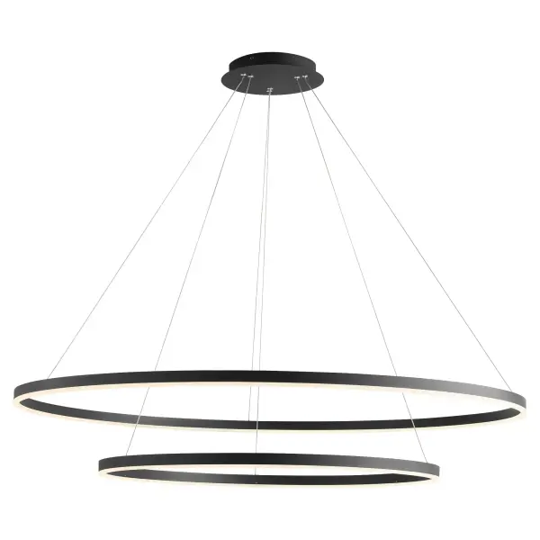 Circulo 32" Pendant in Black - Image 4