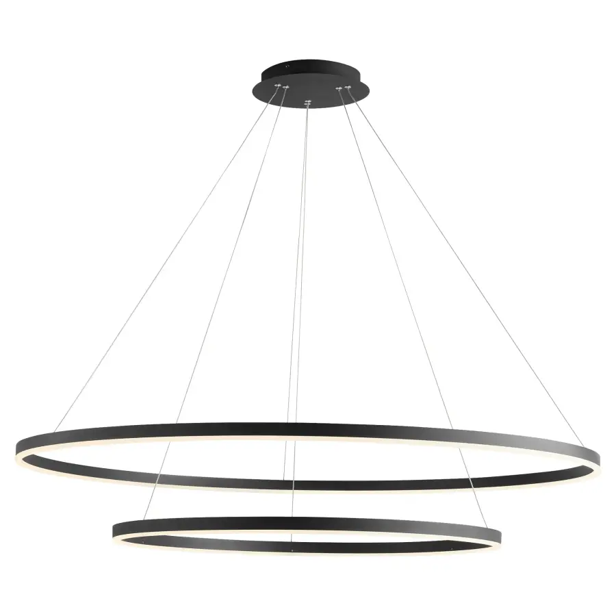 Circulo 32" Pendant in Black - Image 4