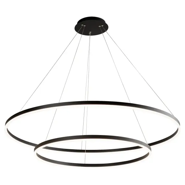Circulo 32" Pendant in Black - Image 5