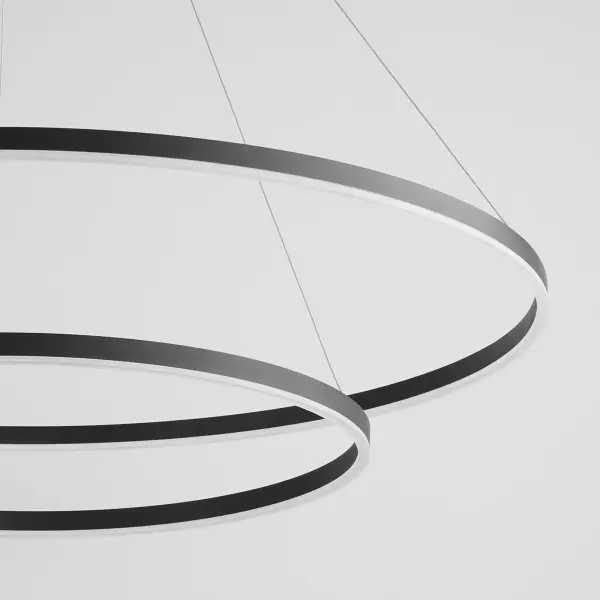 Circulo 32" Pendant in Black - Image 6