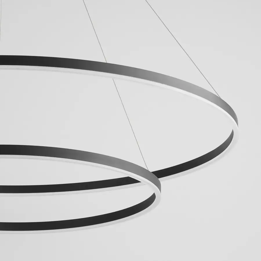 Circulo 32" Pendant in Black - Image 6