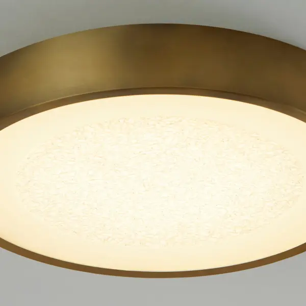 Floe 18" LED Ceiling Mount in Brushed Brass - Image 6