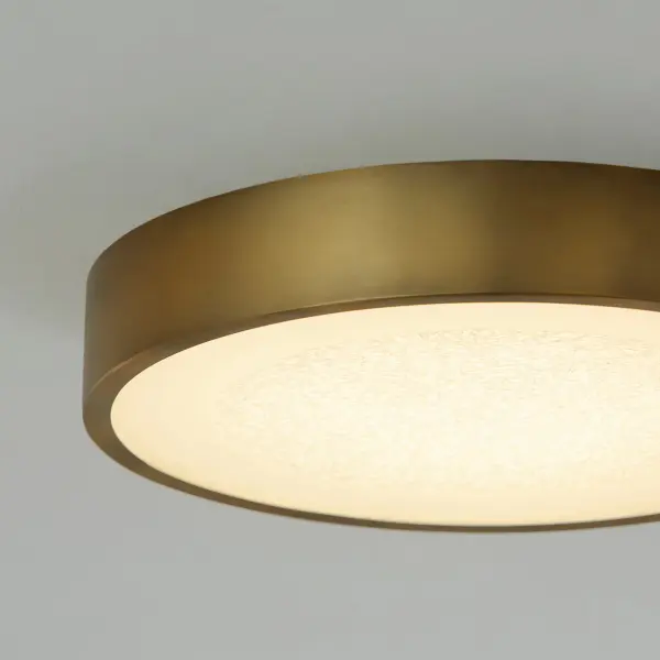 Floe 18" LED Ceiling Mount in Brushed Brass - Image 7