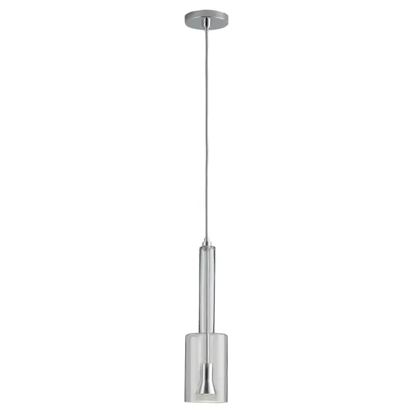 Spindle Clear Glass Pendant in Polished Chrome - Image 2