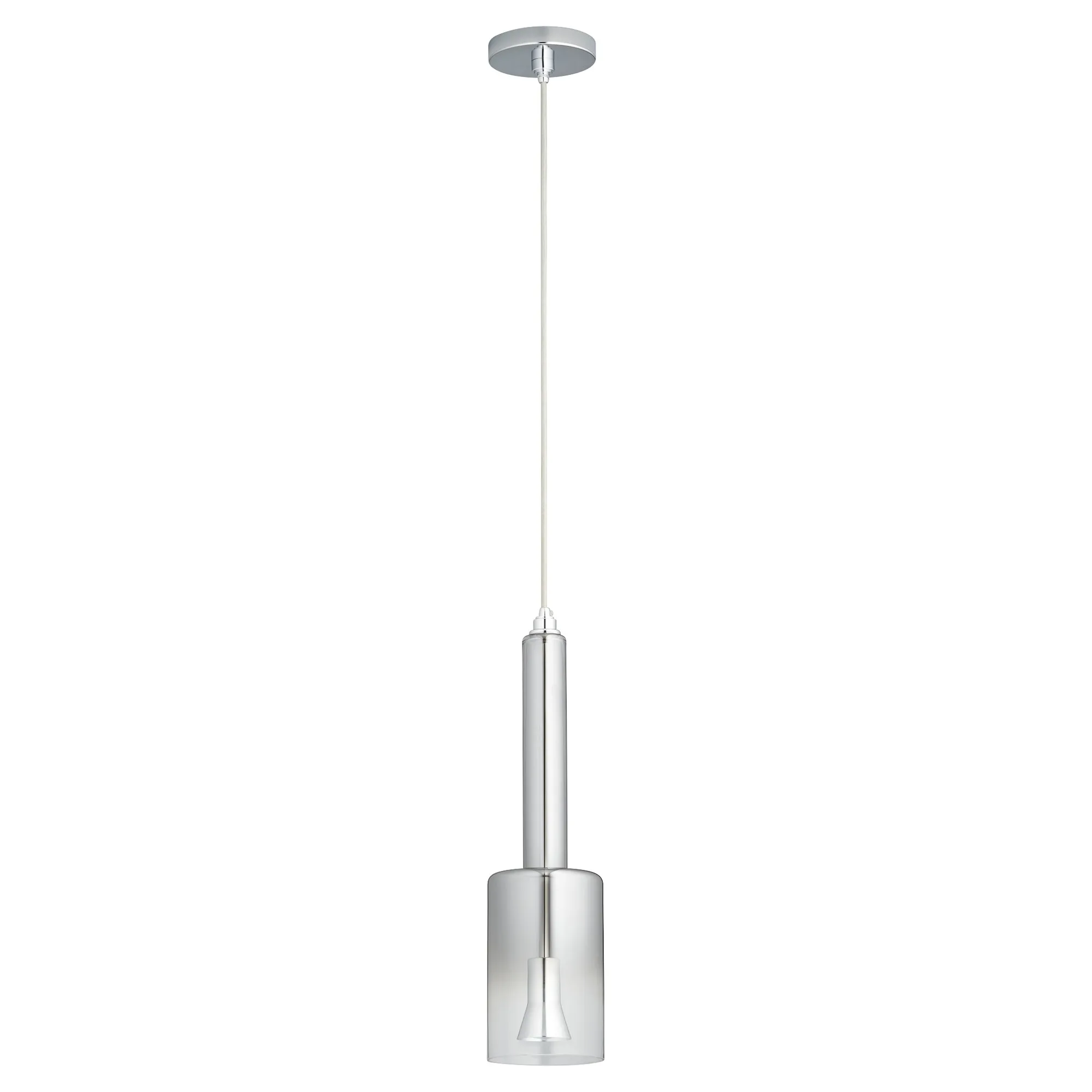 Spindle Small Ombre Pendant - Polished Chrome