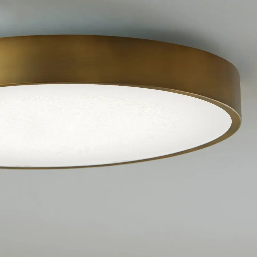 Floe 24" LED Ceiling Mount in Brushed Brass - Image 7