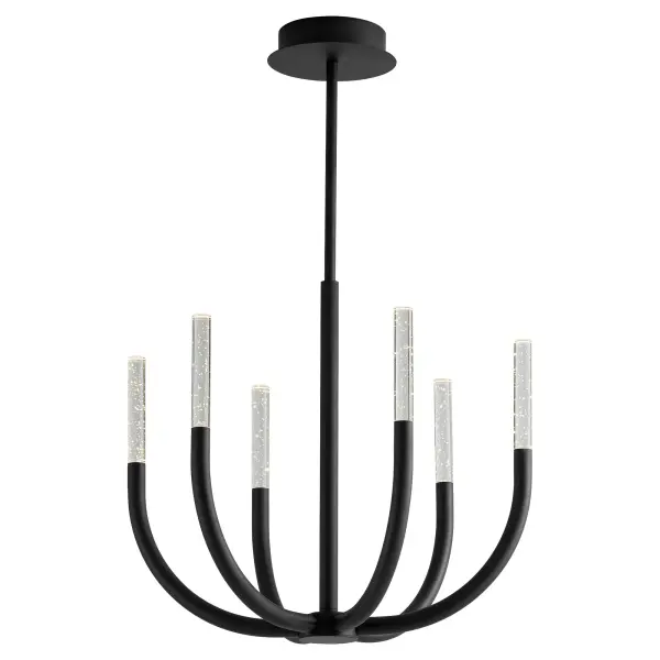 Presto! Six Light Chandelier in Black - Image 1