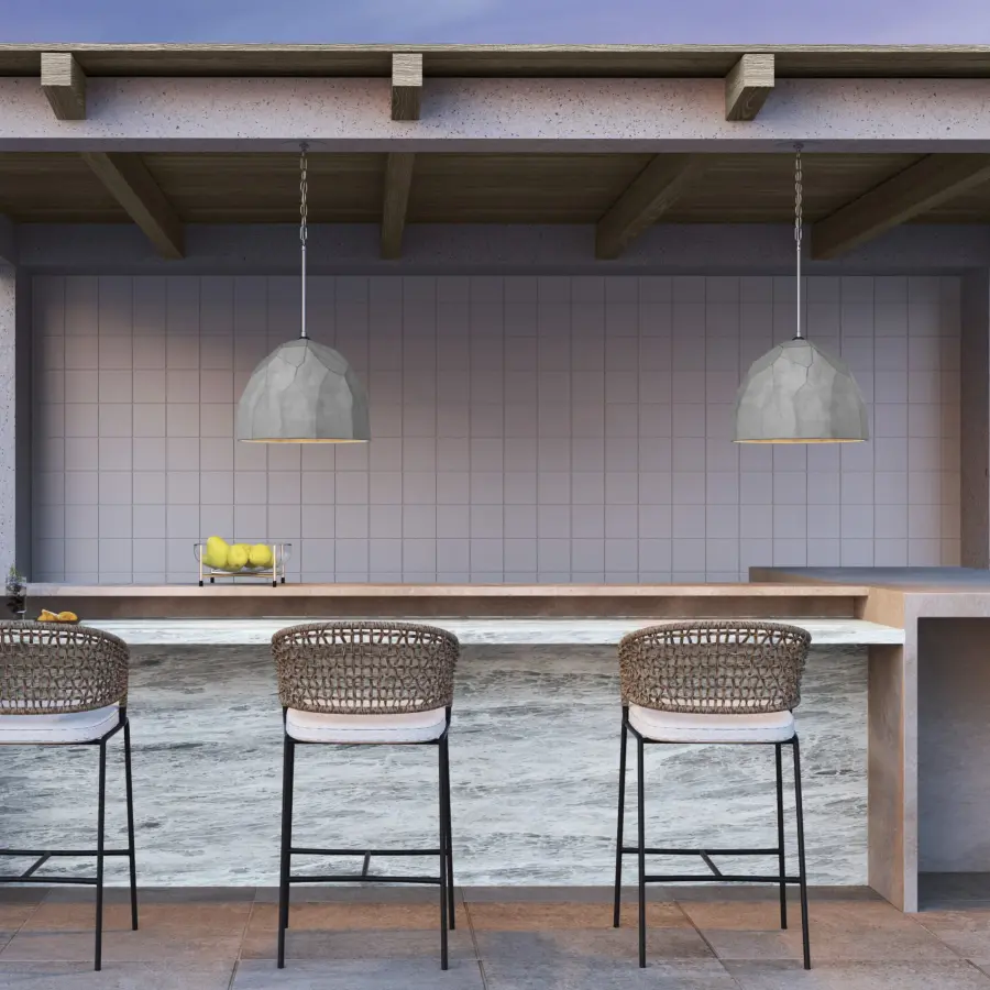 Maria 16" Concrete Pendant Light - Image 6