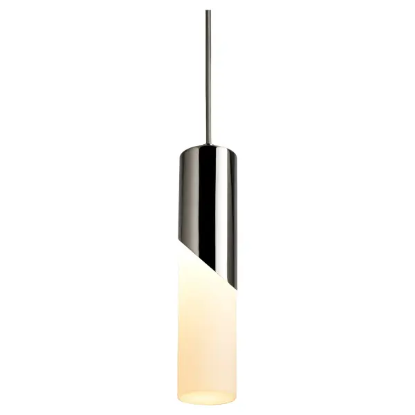 Ellipse 13" Glass Pendant - Polished Nickel - Image 2
