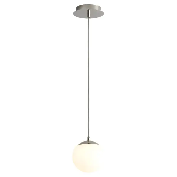 Luna 6" Pendant - Polished Nickel